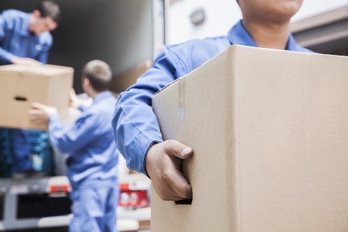 Professional packing supplies and labelled moving boxes for a Lambeth home move