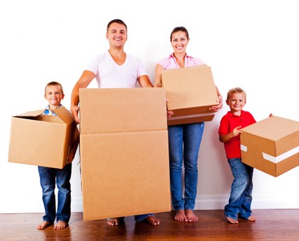 Removal team handling home moves in Lambeth on a residential street