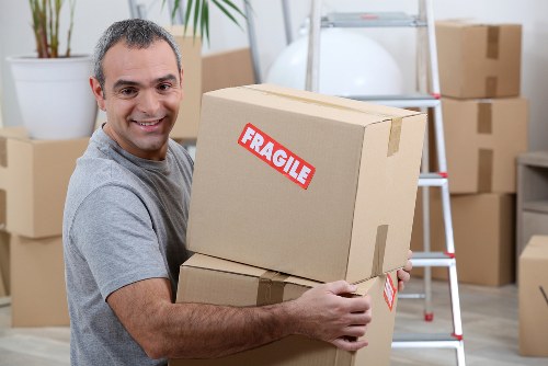 Loading furniture for a flat move in Lambeth
