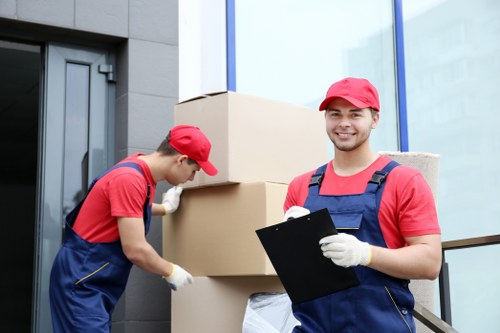 Removal company reviewing a complaint during internal assessment