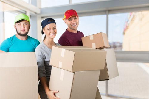 Removal van service helping with a local move in Lambeth