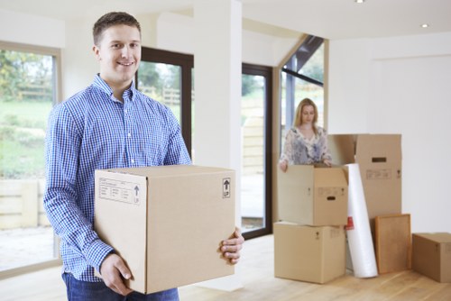 Removal team handling house move logistics in Lambeth