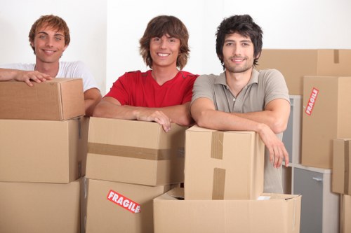 Packing and transport support for a local Lambeth removals job