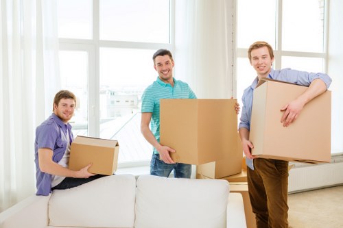 Packing and transport support for a flat move in Lambeth