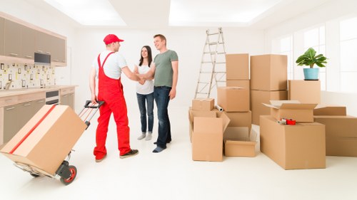 Office furniture dismantling and relocation process